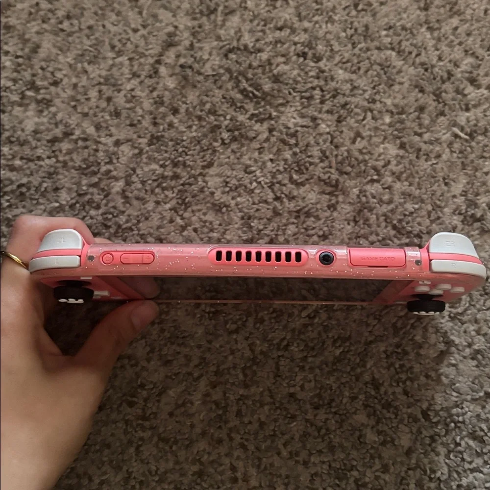 Nintendo Switch Lite Pink Handheld Console Bundle